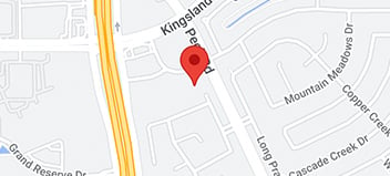 Map of our Katy location